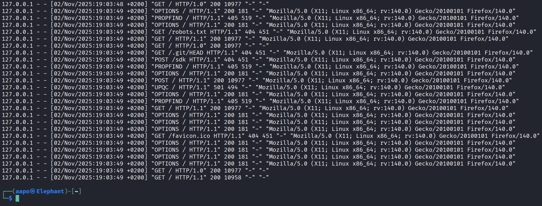 Merkkijono oli poistunut